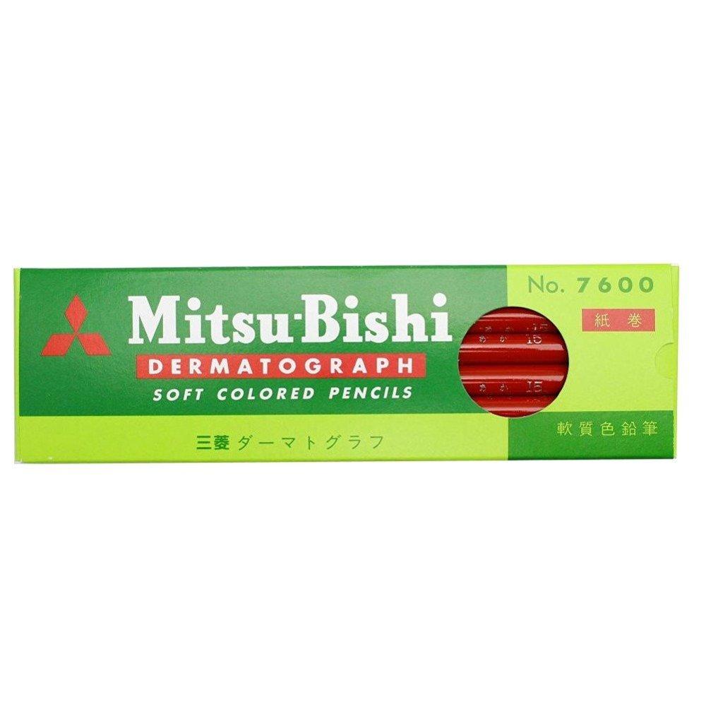 

Mitsubishi dermatograph красный 12 шт. Карандаш/уни на масляной основе (3370631) K7600.15 [Другие]