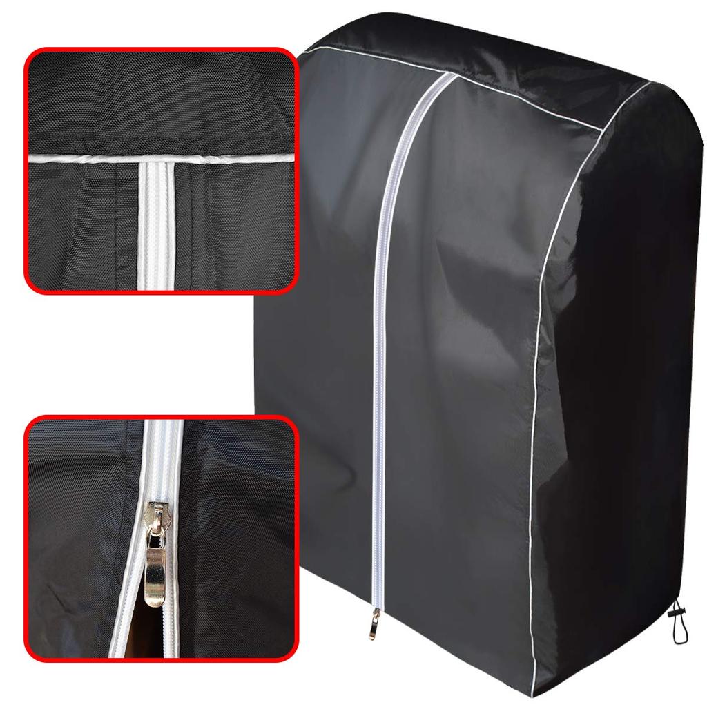 Tire Rack Cover [Choose from 2 Sizes] Outdoor 420D Thick 2-Tier Freestanding Water-Repellent Dustproof UV Protection Tire Stand Cover Durable Prevents