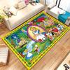 Alice nel Paese delle Meraviglie Cartone Animato Gatto Sorridente Tappeto da Area Antiscivolo per Soggiorno Tappeto Morbido per Camera da Letto Sala Giochi Divano, Tappetino Decorativo per la Casa