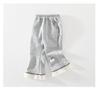 Girls' Velvet Micro-Flare Pants - Autumn/Winter, Soft & Skin-Friendly, Korean Style, Casual Outdoor Wear