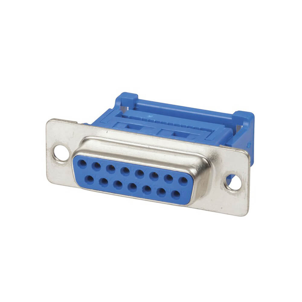 Connecteur IDC femelle (Bleu) (DB15)