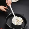 4size Thickened Stainless Steel Long Handle Ladle Strainer Oil Skimmer Food Strainer Sieve with Hanging Hole Design Cooking Tool