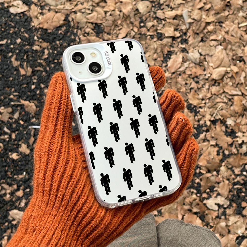 

B-bil-lies hit me poster logo pattern Phone Case For lMDColor Silver Shell For lPhone 17 16 e 15 14 13 12 11 Pro Max Plus iPhone 15