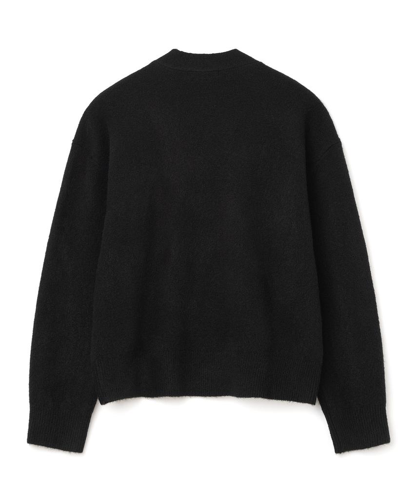 MILLO ARCHIVE Crop Move V-Neck Cardigan [Black]
