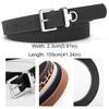 Pin Buckle Suede Leather Belt Luxury Design Waistband Trendy Frosted Waist Belt  For Women