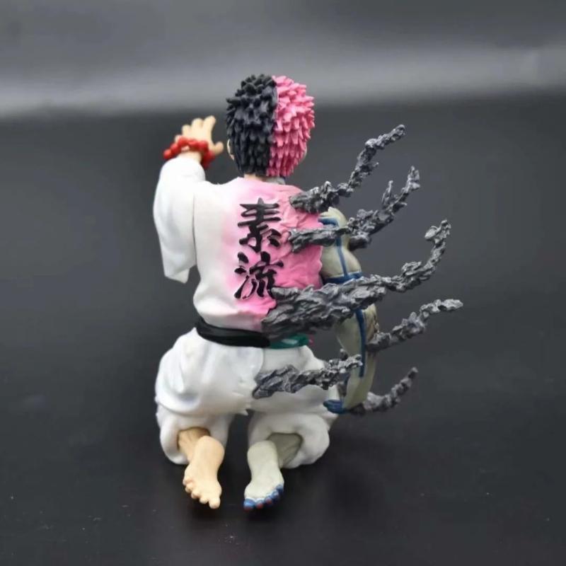 New 17cm Demon Slayer Akaza Hakuji Anime Figure Model Doll Action Figurine Pvc Decoration Peripheral Desktop Ornament Decor Toy Model Toy for Fans