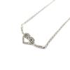 Les Trésors De Lily [N6854] - White 'Love' Silver Necklace (rhodium-plated)