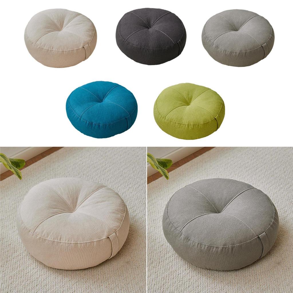 Round Floor Pillow EPS Material Comfortable Cushion Pad for Meditation Bedroom Living Room Seating