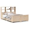 VidaXL Bunk Bed Without Mattress 140x200 Cm Solid Wood, Bed, Bedroom Furniture, Bed with Storage, Bed 3323806