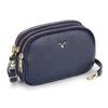 2025 Women's Soft Leather Three-Layer Shoulder Crossbody Bag - New Fashion Style for Mothers