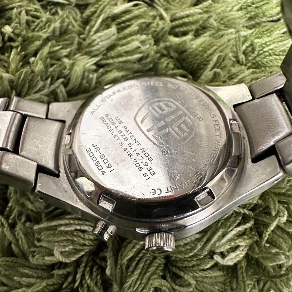 Used Good Condition FOSSIL BIG TIC Fossil Big Chick Watch Rainbow