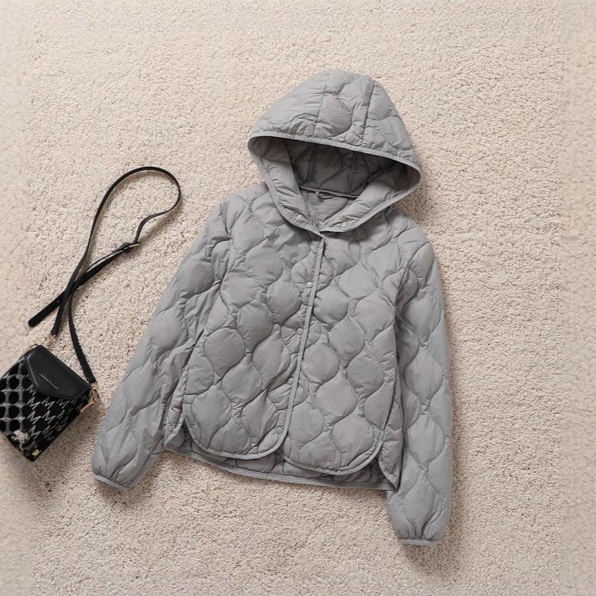 Autumn and Winter New Hooded Short Light Down Jacket Women's Casual Versatile Outer Wear Small Duck Down Jacket Trendy