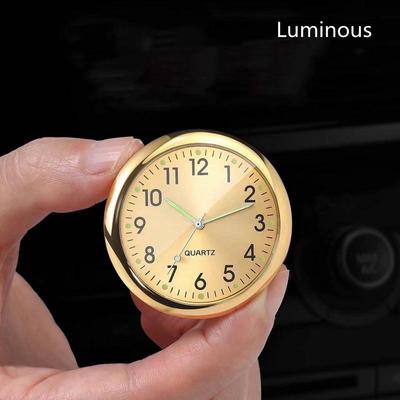 1ks Hodiny namontované do auta 4cm elektronické hodinky Quartz Ornament do interiéru auta Kreativní potřeby pro automobily