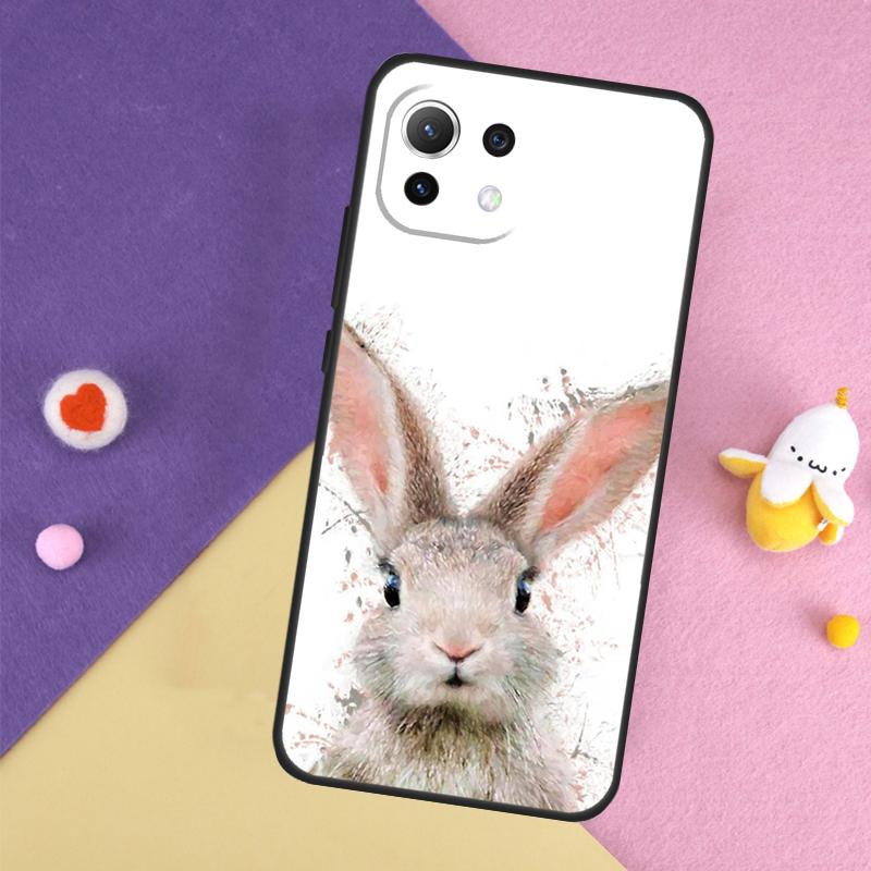 Cute Bunny Rabbit Case For Xiaomi 13 14 15 Ultra 11T 12T 13T 14T Pro POCO X7 Pro X3 X5 X6 F5 F6 M6 Pro Cover