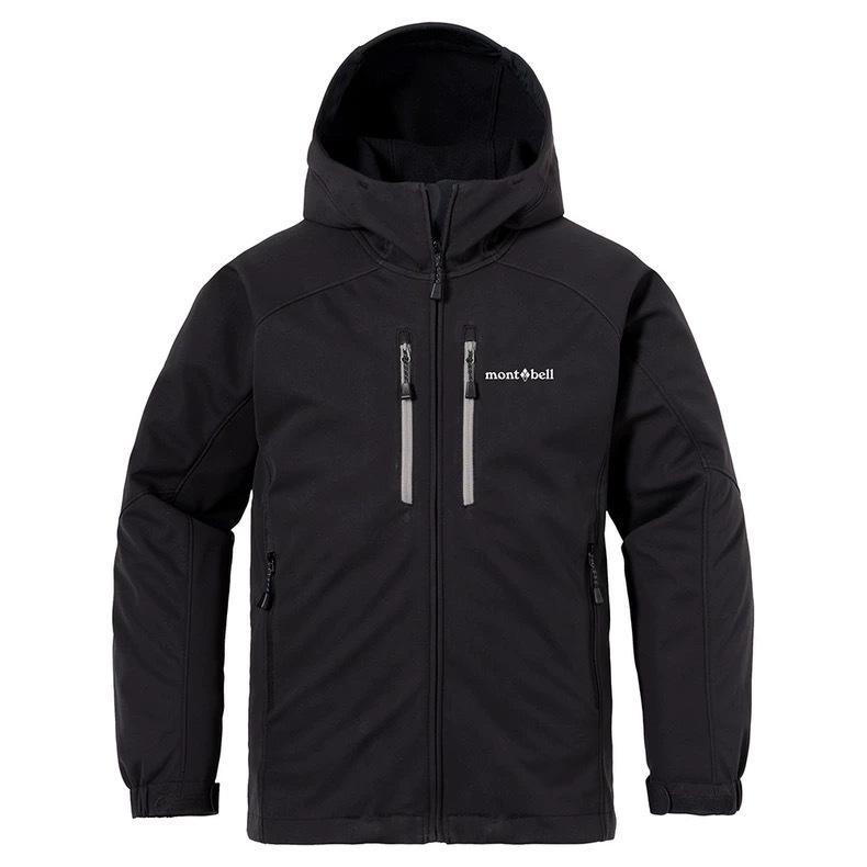 

2025 A/W Outdoor Windproof Softshell Fleece Hooded Jacket 150 cm чорний