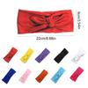 Headband Solid Bow Knot Softness Knotted Ears Ornaments Elastic Styling Hair Accessories Headwear for Makeup Yoga Gym Running