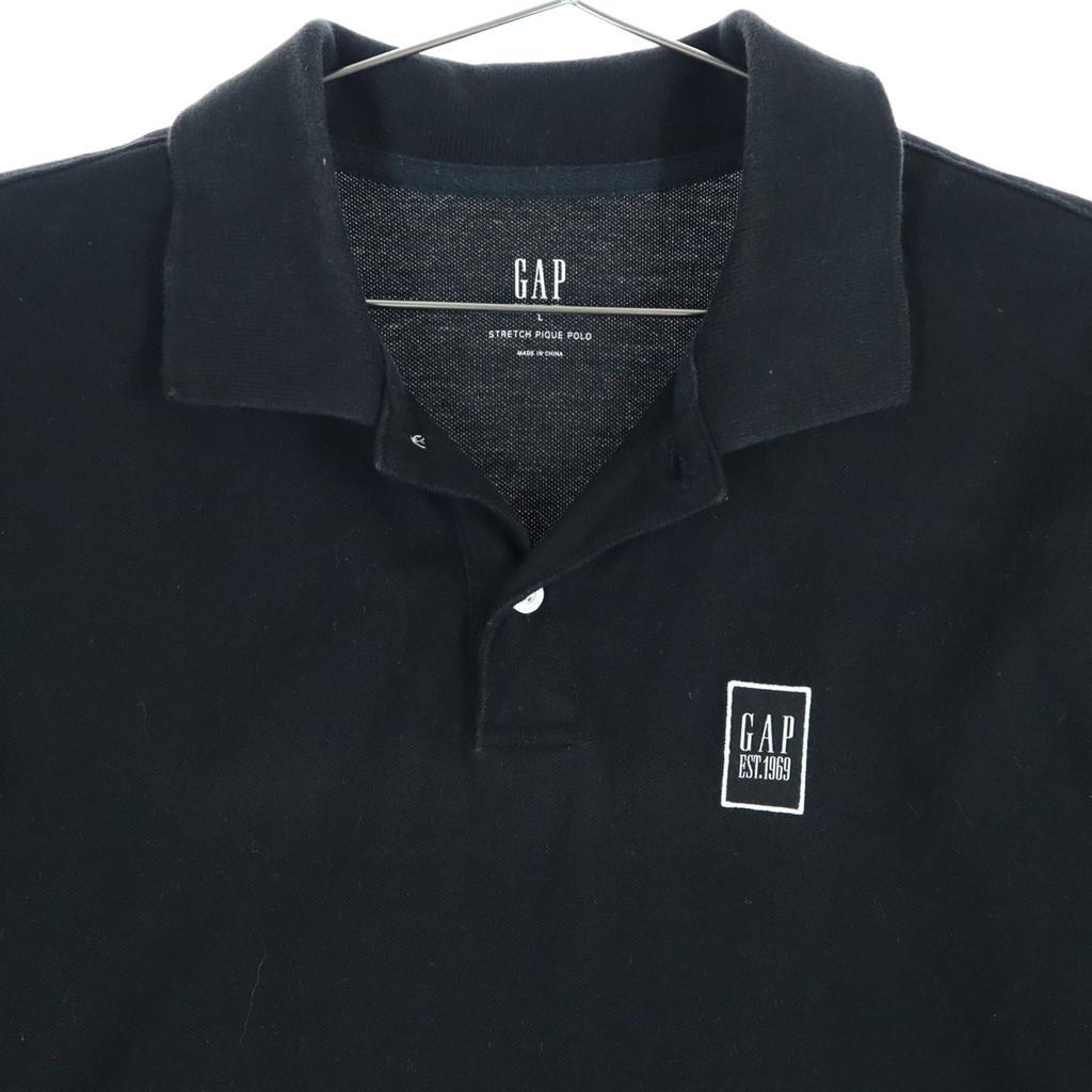 Beauty products GAP Wappen Short sleeve Polo shirt L black Men's Used