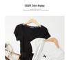 Women's Slimming Lace Trim Short Sleeve T-shirt - Korean Style Summer Base Layer