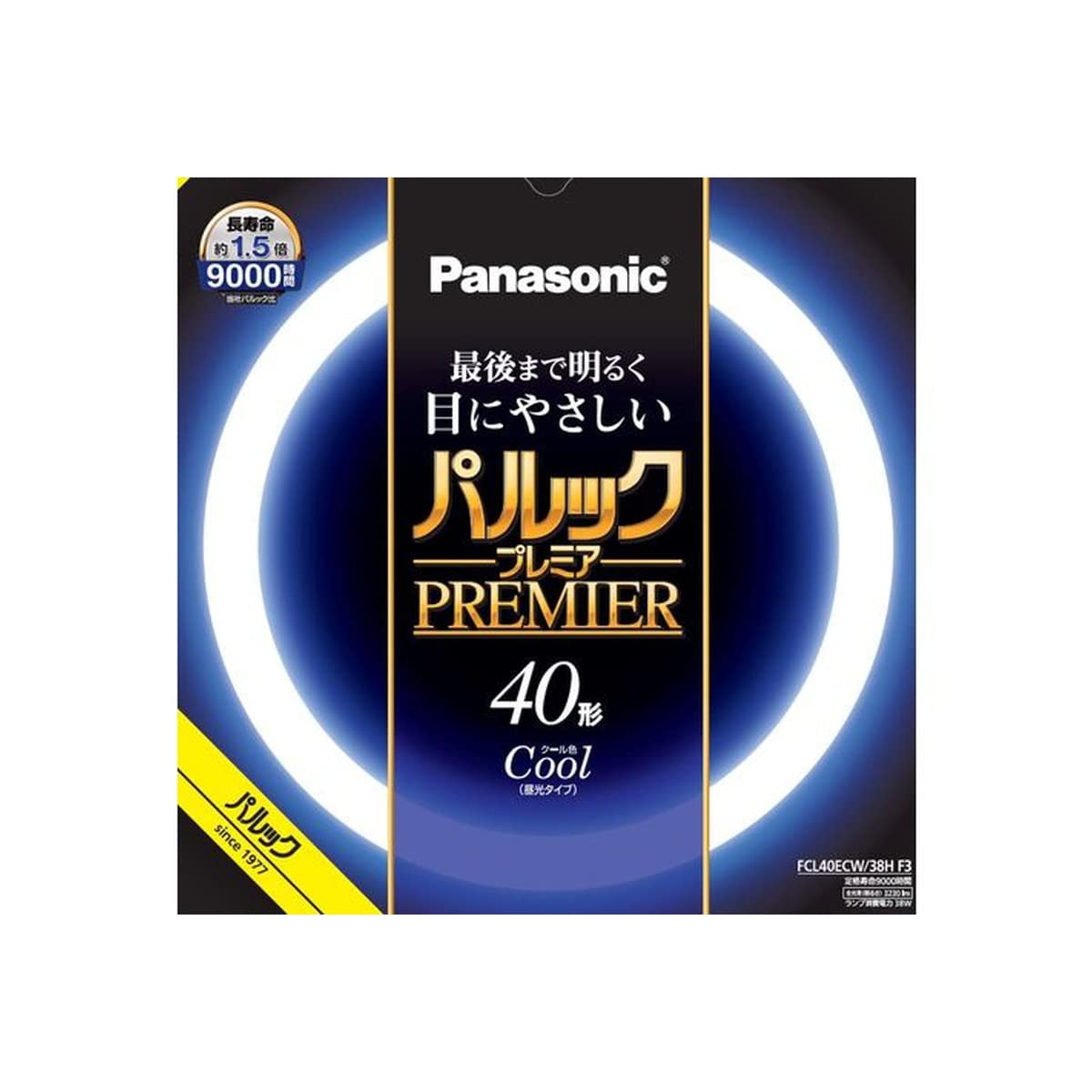 

Panasonic Fluorescent Light Round Shape 40 Cool Color Parlook Premier FCL40ECW38HF3