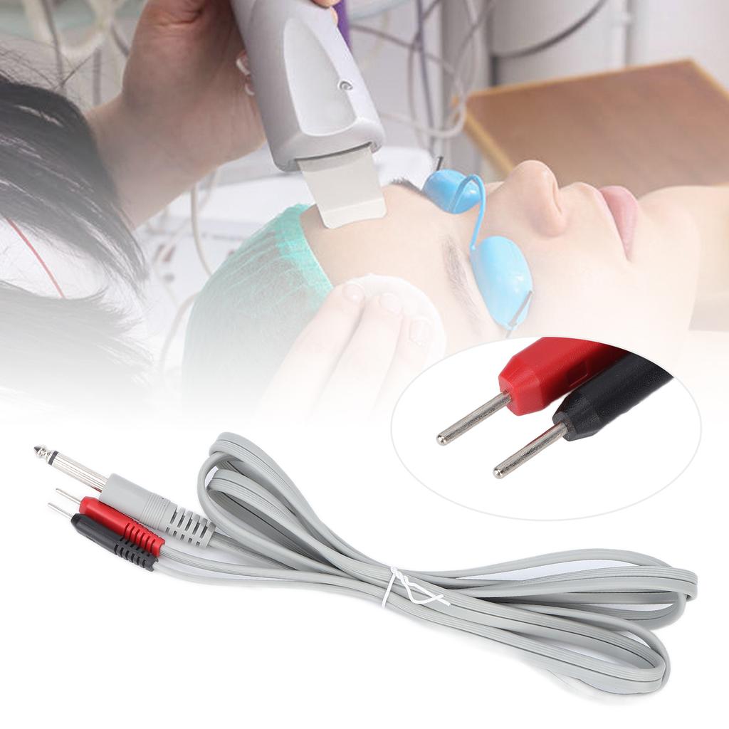 Electrode Heat Wires 5.9ft TENS Unit Replacement Lead Wires Electrodes Connector Cables for Electrotherapy