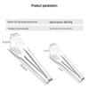 COKRSUPE COK307 304 Stainless Steel Food Tongs