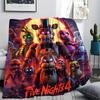 Five Nights Freddy'S Plushies Blanket Blanket Home Decor Office Rest Blanket Digital Printing Sheet