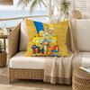 SSimpsons Cartoon Pillow Case for Sofa Living Room Home office Decor Protective Cover