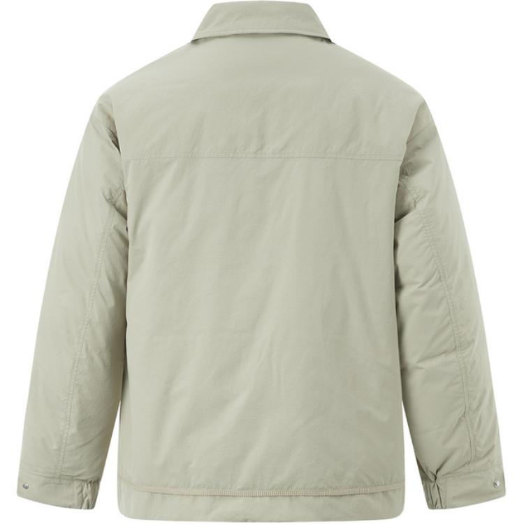 Li Ning CF Water-Repellent Solid Color Warm Comfortable Down Jacket Men Outerwear Lime AYMU217-2