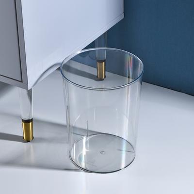 Pressing Ring Design Trash Can Anti-deform PET Rubbish Container Waste Bucket Kitchen Tool