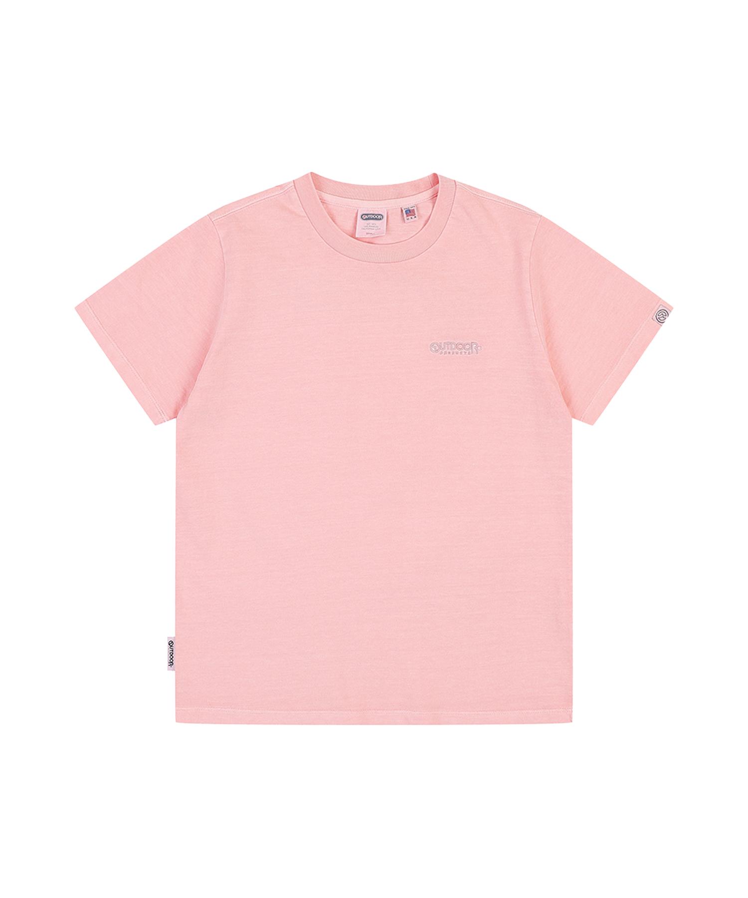 Outdoor Products W Crop Capsule Logo T-Shirts (Pink) Blue/M