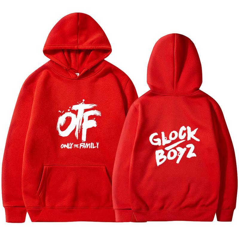 2025 new OTF letter print men's and women's hoodies spring and autumn goth casual comic pattern sweater