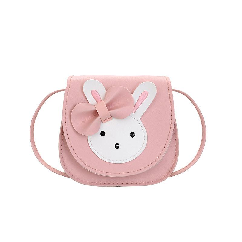 Rabbit Butterfly Knot Pattern Cute Girl Crossbody Bag Child Mini  Bag Accessory