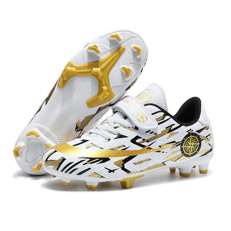 Large Size Football Shoes AG Long Nails Broken Nails Boys and Girls Teenagers Students Professional Game Training Sports Shoes