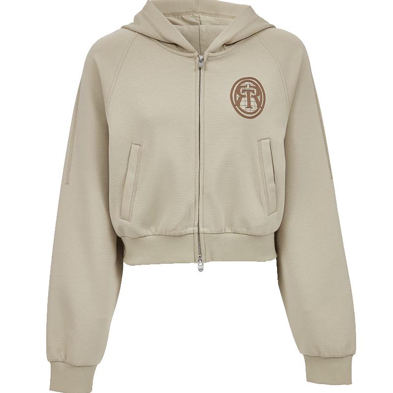 

ONLY Women s Relaxed Fit Hooded Letter Sweatshirt M