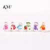 Cute Christmas Desk Ornaments 2Pcs Mini Snowman Figurines, Winter Tiny Resin Decoration, Xmas Micro Small Landscape Statues Ornament Garden