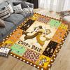1pc Chip'n Dale Rug Anti Slip, Non Shedding, Stain Defying, Ideal for Living, Bedroom & Laundry Handcrafted Home Decor