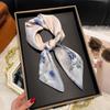 Luxury Silk Shawl Square Scarf For Women Satin Fashion Wraps Neckerchief Female Hair Bands Ribbon Headband Bandana 70X70Cm