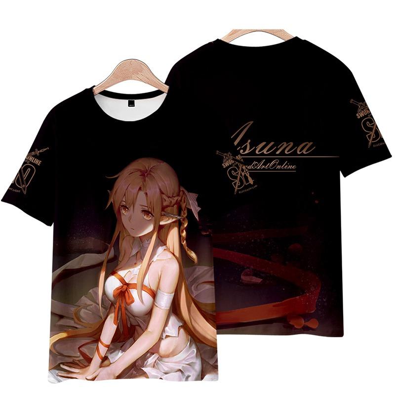 Sword Art Online AnimeT-Shirts Men Women Tee Shirt Short SleeveT Shirt Plus Size Tops