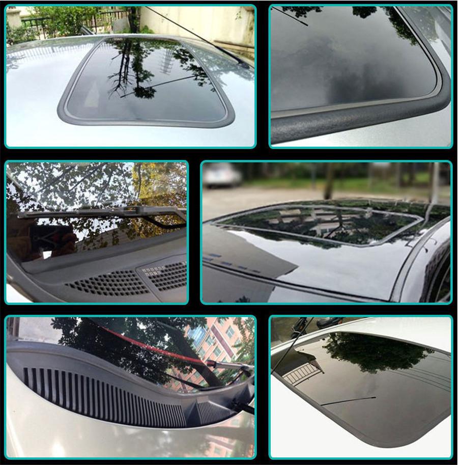 5M 20mm Car Window Sealant Rubber Sunroof Triangular Window Sealed Strips Seal