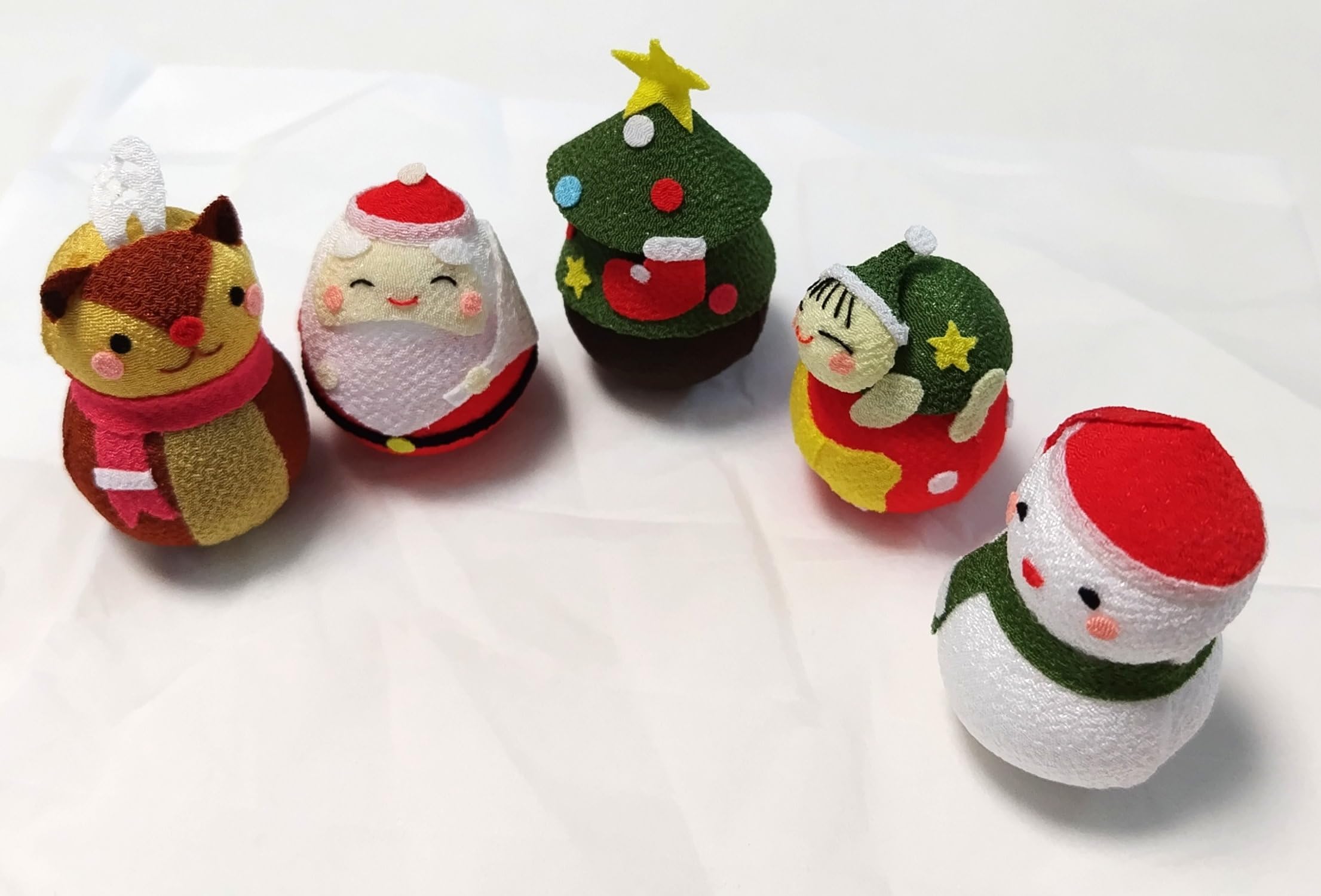 

Okiagari Koboshi Japanese style lucky seven get up washi paper craft doll, charm, Fall times, eight, palm-sized,