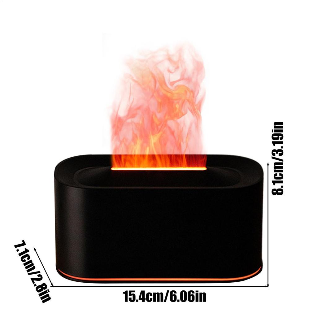 Flame Aroma Diffuser 220ml Scent Equipment With 7-Color Lights Cool Mist Scent Diffuser For Homeowners Apartment Living Room