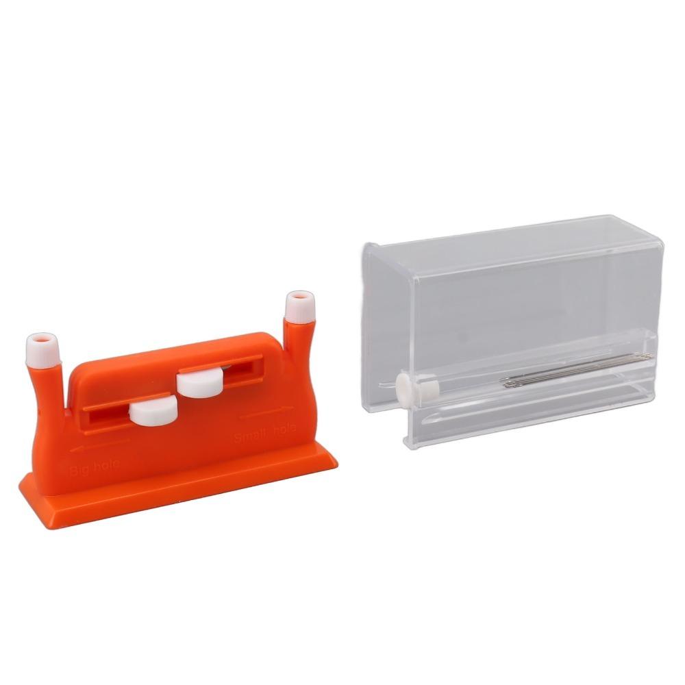 Orange/Green Sewing Tool with Needles Threading Tool Easy Use Sewing Accessory  Elderly Use