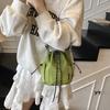Canvas Bag Female Tide Brand Mobile Phone Bag Leisure Sports Travel Cycling Crossbody Small Bucket Bag