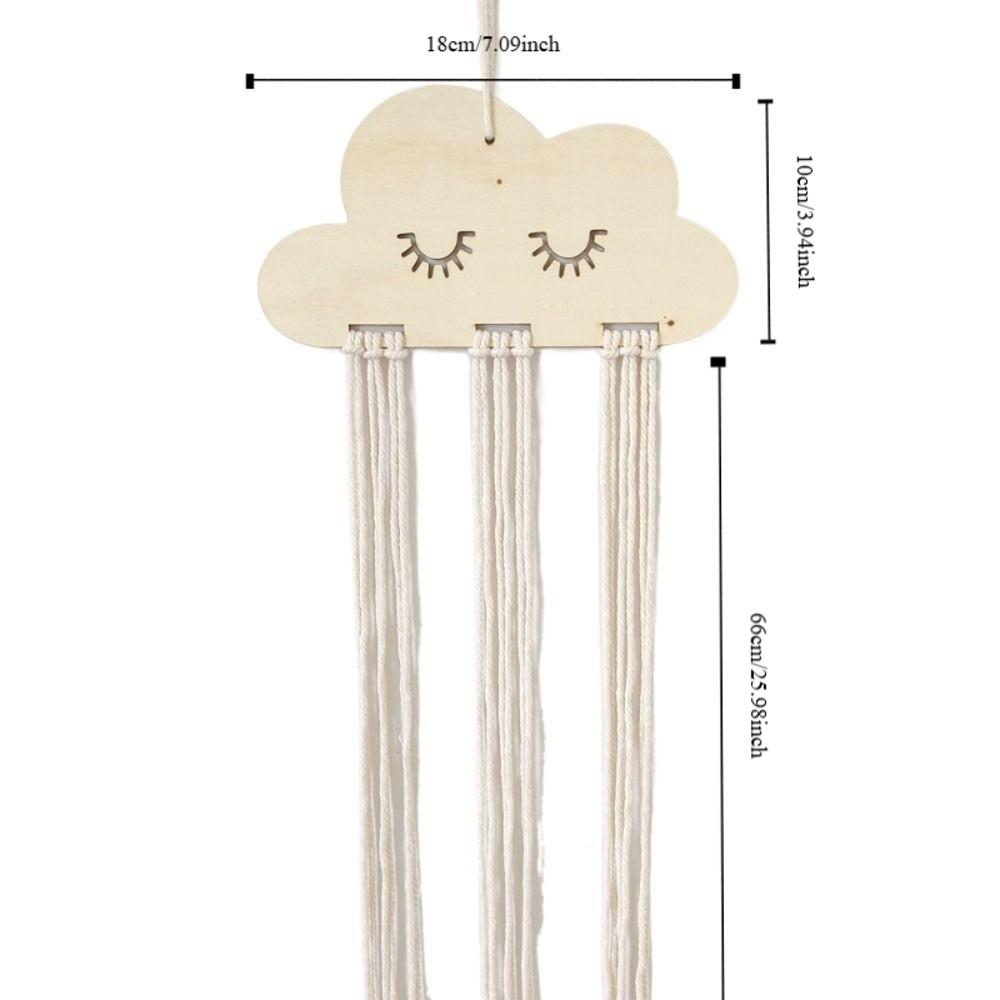 New Creative Hair Bow Organizer Wood Wall Mount DIY Accessories Bag Hair Clip Organizer for Girls DIY Craft