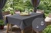 Waterproof Garden Tablecloth 155X200 For Terrace Table Dark Gray Graphite