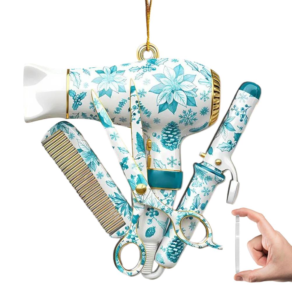 

Рождественские украшения для парикмахера Подарки парикмахеру Украшение на елку для парикмахера Парикмахеры Инструменты парикмахера Подарки