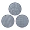 Silicone Coaster with Stand, 6-piece Set, Suitable for Desktop Protection Pads and Office Desks, Coaster Set, for Home Decoratio