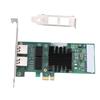 PCIE Network Card Double RJ45 Ports 10Mbps 100Mbps 1000Mbps 82575 Chipset PCI Express Network Adapter Support for