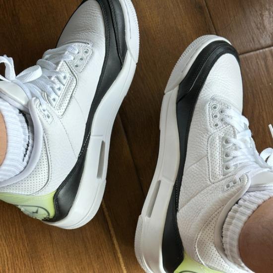 Air Jordan 3 Retro SP x Fragment Design Mid White Jordan 3 AJ3 DA3595-100