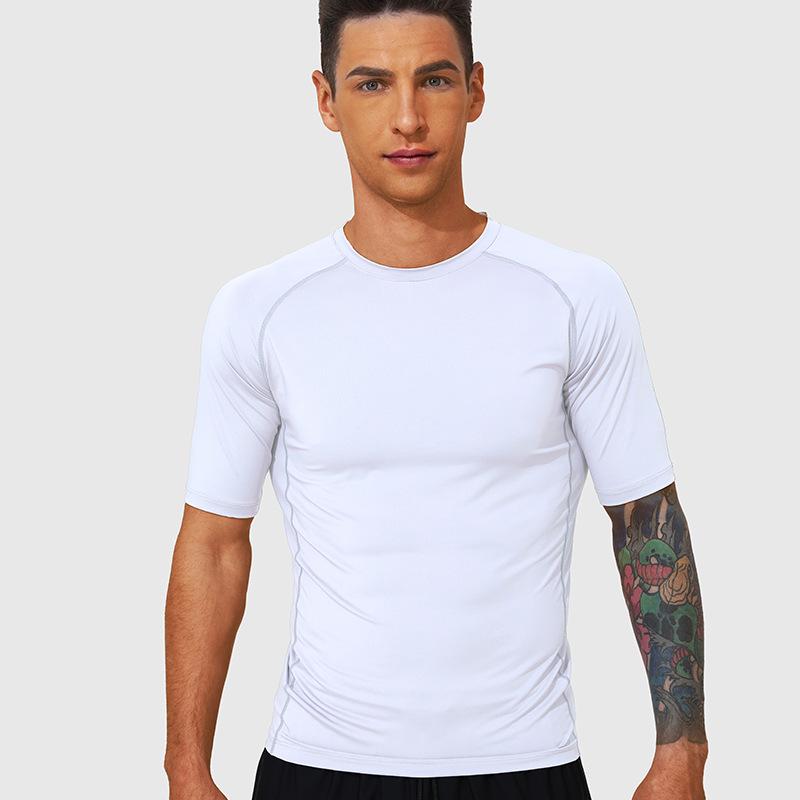 Men's Quick-Dry Compression T-Shirt for Training, Basketball, Running, Cycling, and Fitness